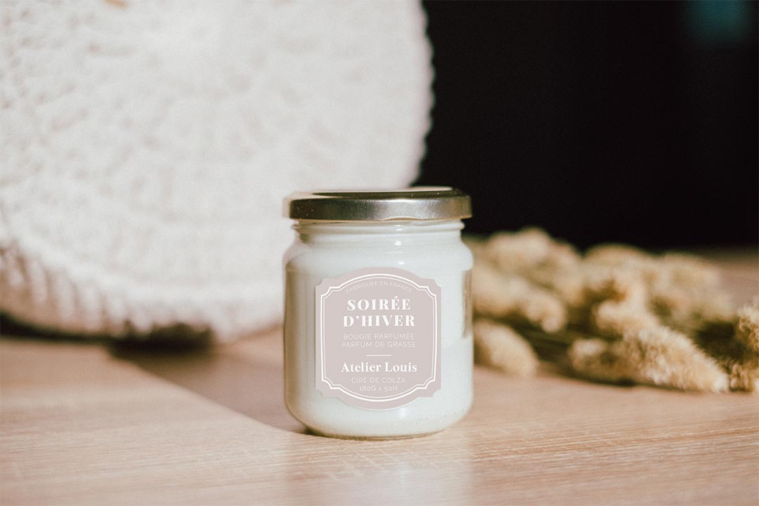Bougie Parfumée Soirée d'hiver-Atelier Louis