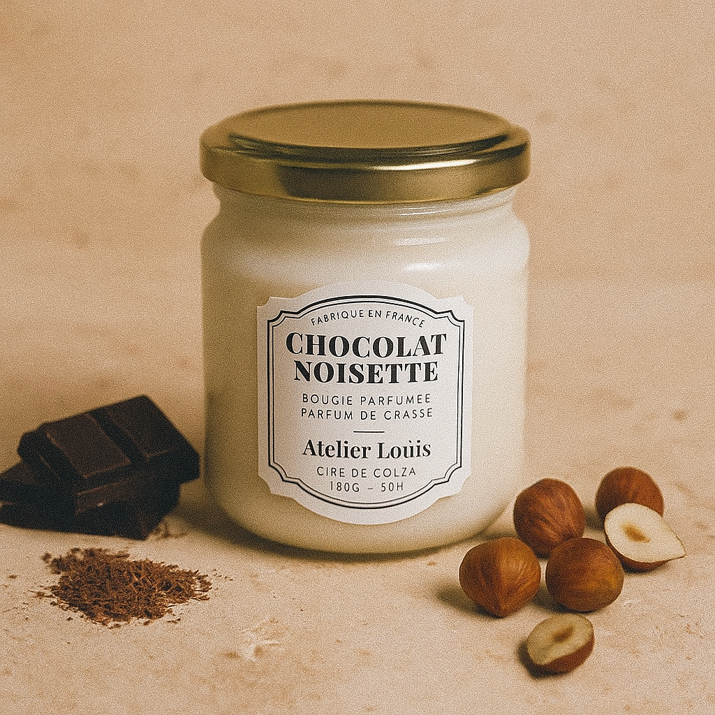 Bougie Parfumée Chocolat & Noisette
