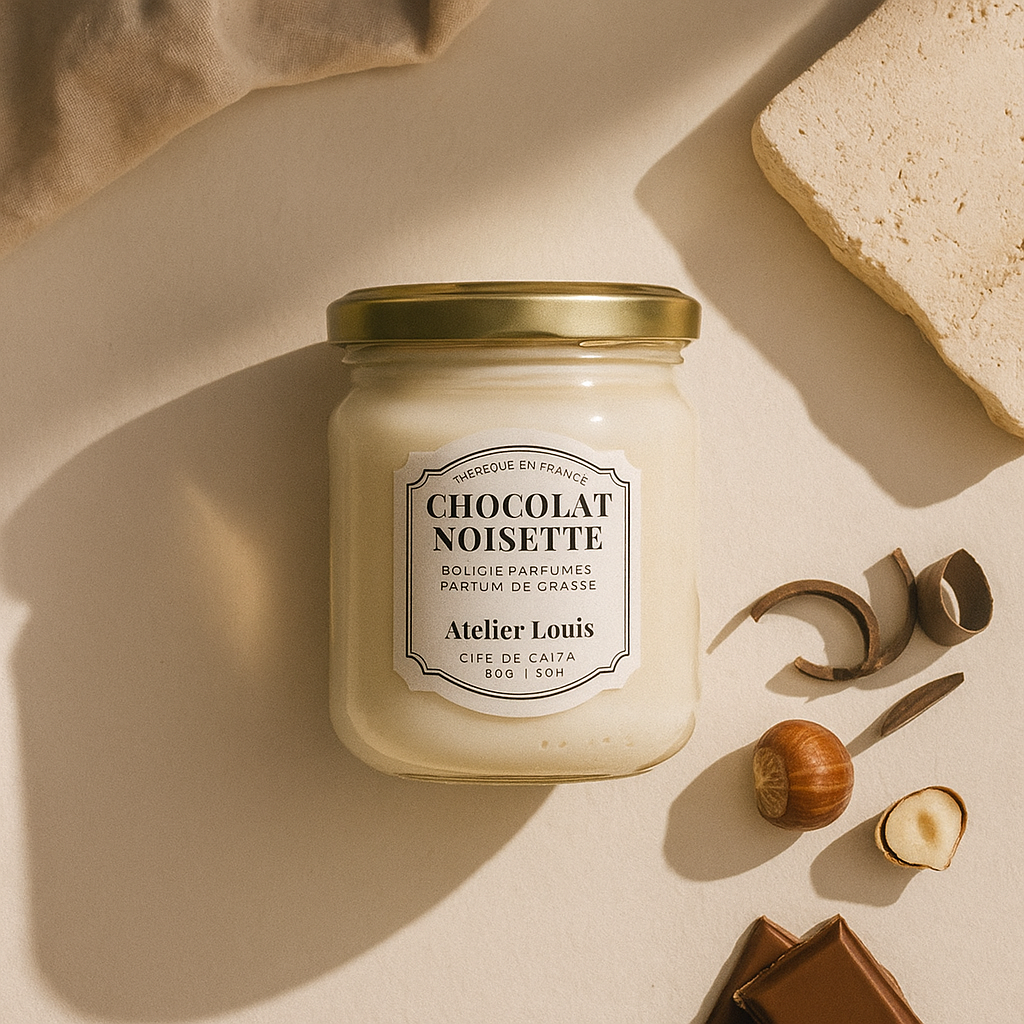 Bougie Parfumée Chocolat & Noisette