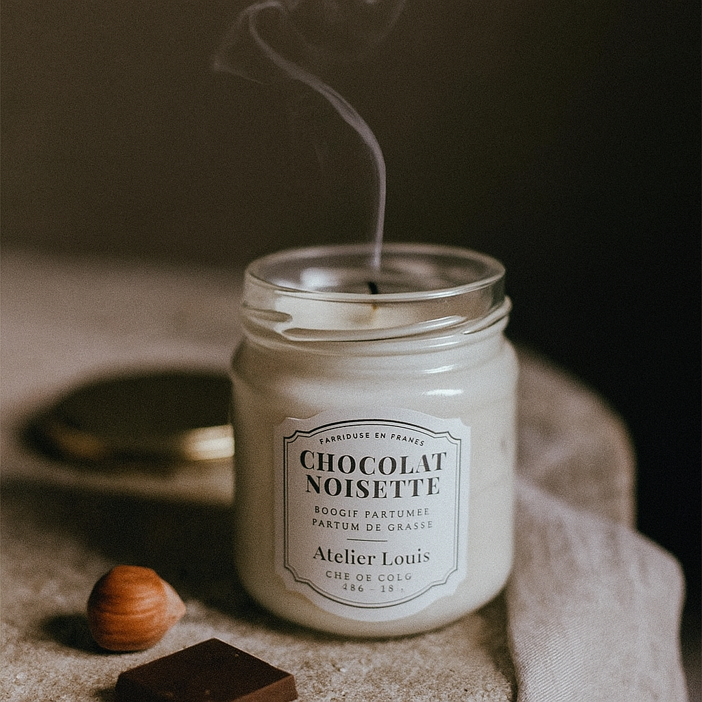 Bougie Parfumée Chocolat & Noisette