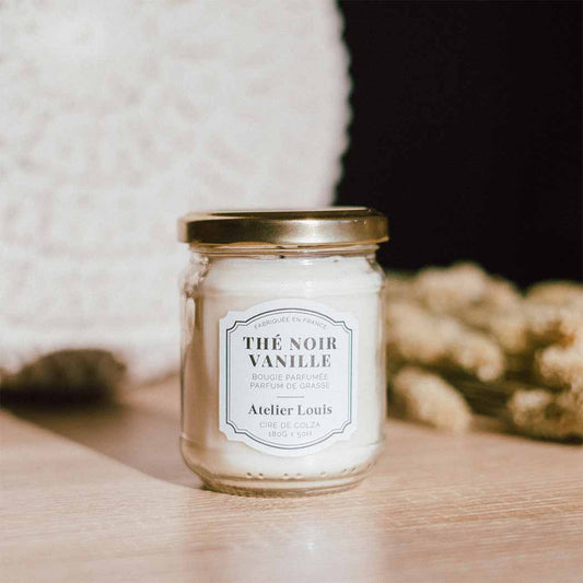 Bougie Parfumée Thé Noir & Vanille-Atelier Louis