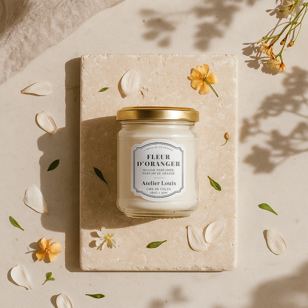Bougie Parfumée Fleur d'Oranger