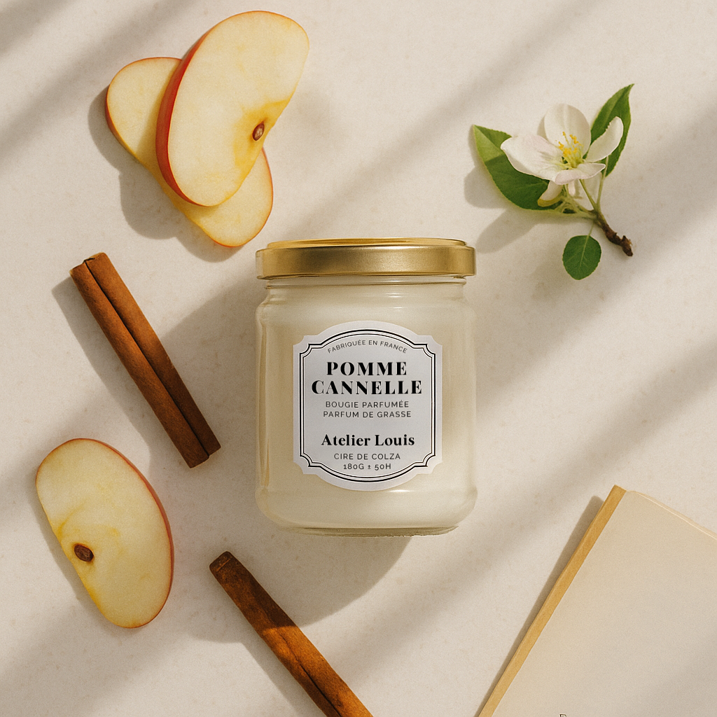 Bougie parfumée Pomme Cannelle