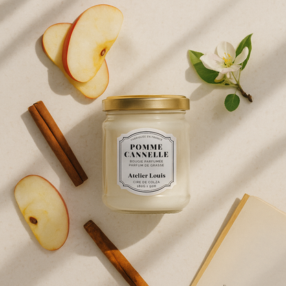 Bougie parfumée Pomme Cannelle