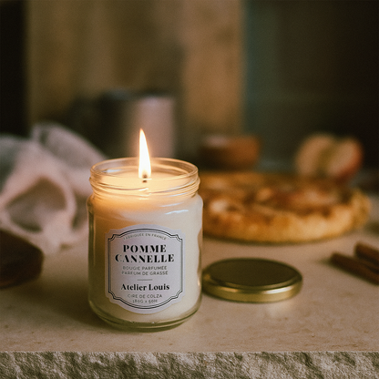 Bougie parfumée Pomme Cannelle