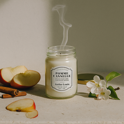 Bougie parfumée Pomme Cannelle