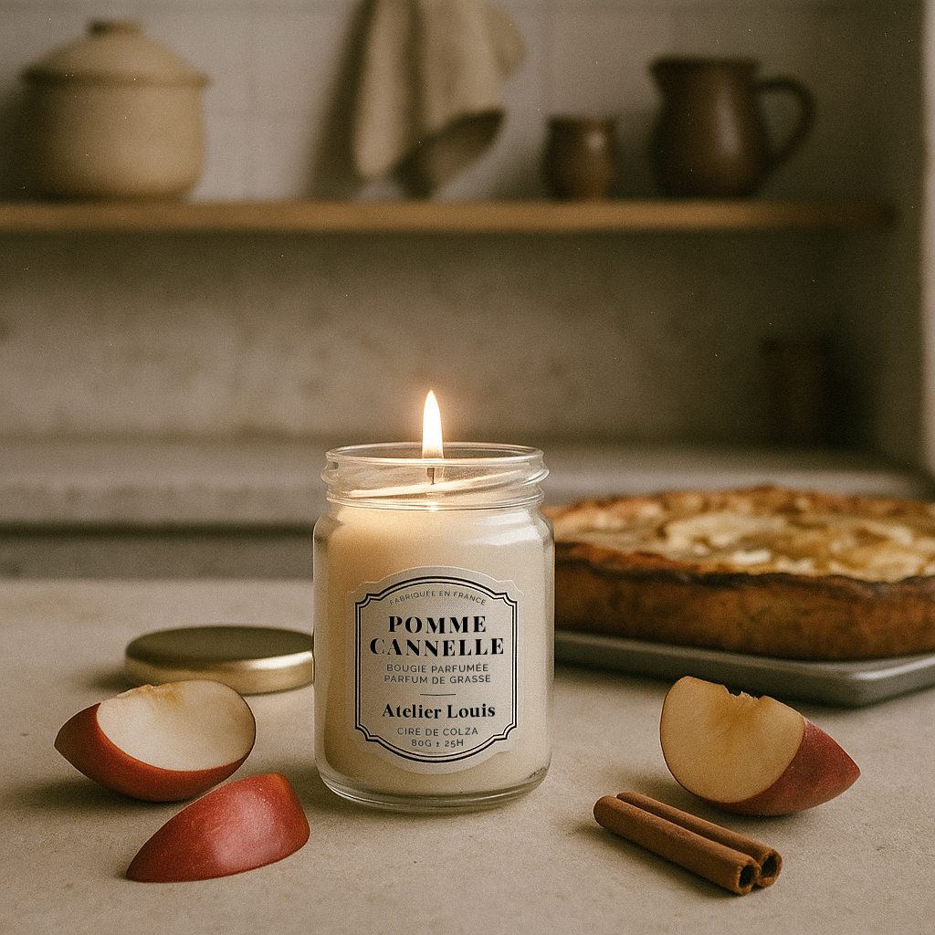 Bougie parfumée Pomme Cannelle